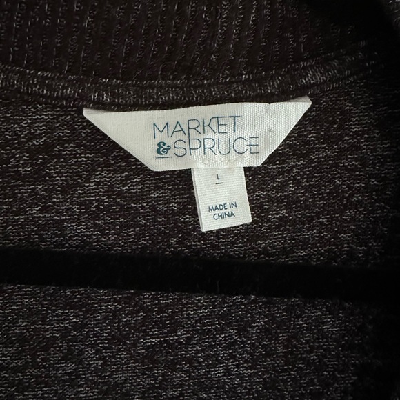 Market and SpruceOpen Front Cardigan with pockets - Picture 3 of 3